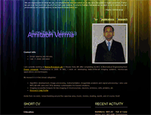 Tablet Screenshot of amitabhverma.com